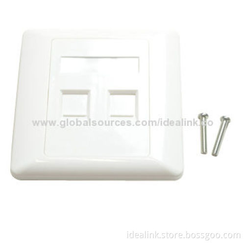 Square/Rectangle Faceplate, Made of PC or ABS Material, US/UK Style
